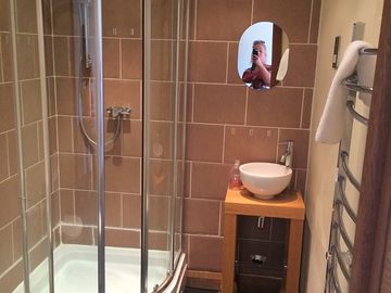 Shower available for an extra charge