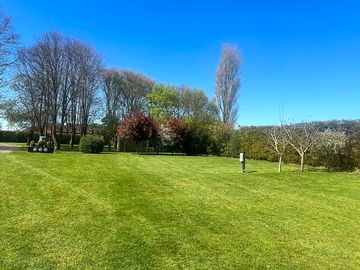 Electric grass touring pitch