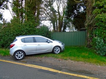 Entrance to the site on caswell bay road