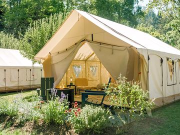 Glamping king tent