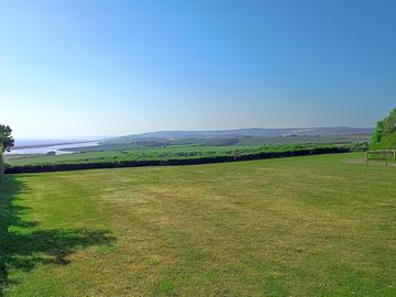 Tent pitches with sea views