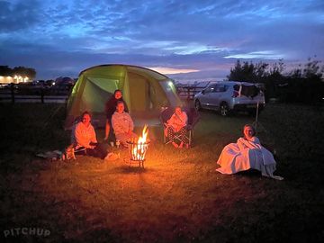 Evening by the firepit