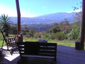 Mountain view deck