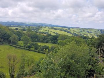 Views over ceredigion countryside