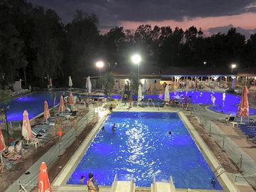 Pool by night