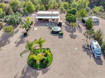 Aerial view of the site