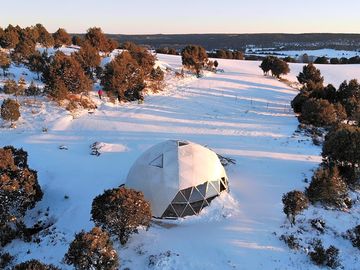 The dome in snow