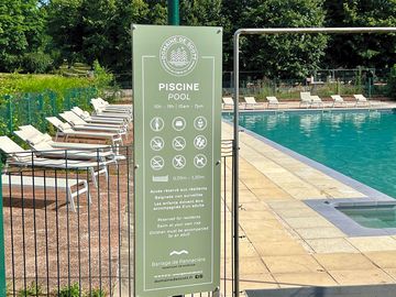Pool near the bar
