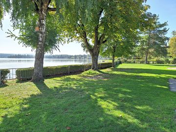 Pitches by the lake