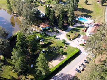Aerial view of the site