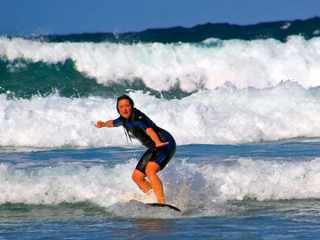 Surfing beaches nearby