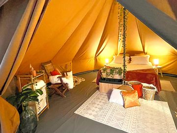 Tent interior