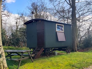 Shepherd's Hut exterior