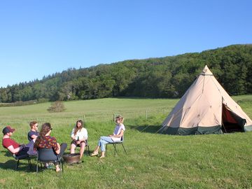 One of the tipis