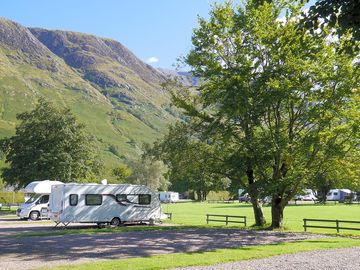 Caravan pitches