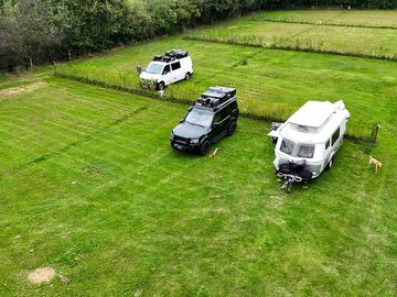 Overview of the camping pitches