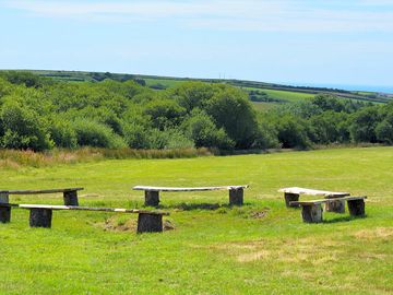 Our communal camp fire area