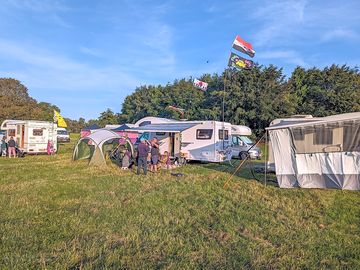 Camp with new friends or old