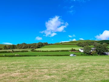 Visitor image of the view across the field