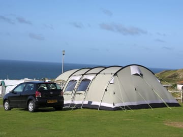 Large tent pitch