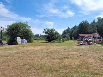 Plenty of room for games and barbecues
