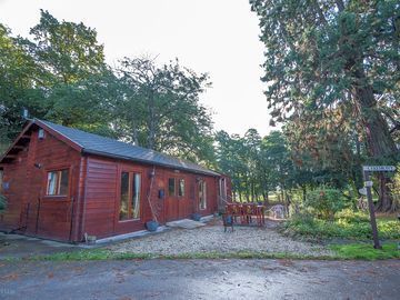 The Log Cabin and Patio