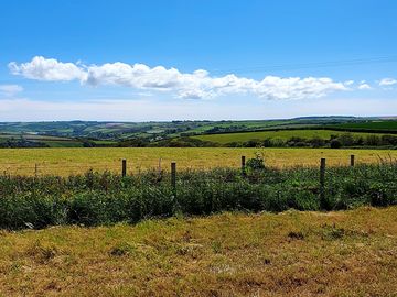 View from the campsite field