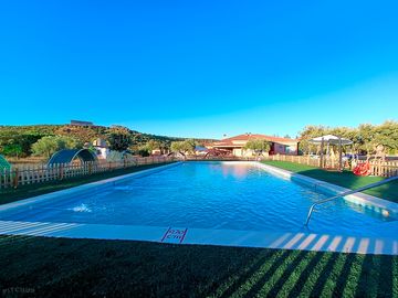 Pool in the evening