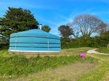 Colourful and spacious yurt