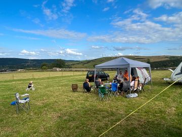 Gazebos allowed on each pitch