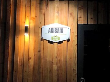 Signpost for the cabin