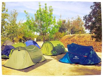 Pitch your tent and enjoy camping