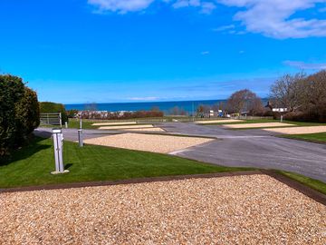 Touring pitch with sea view