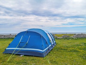 Sea views from the pitches