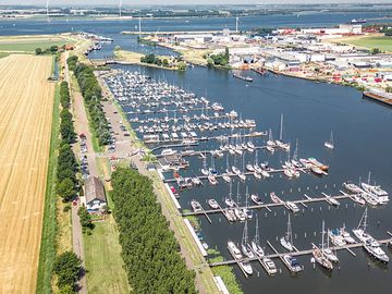 Aerial view of the site