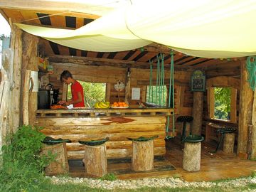 Poolside bar