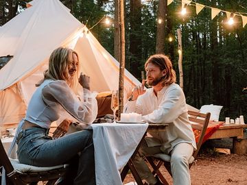 Space to relax in the woods