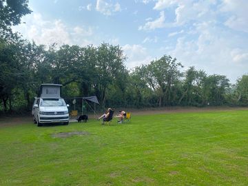 Campers on pitch 3