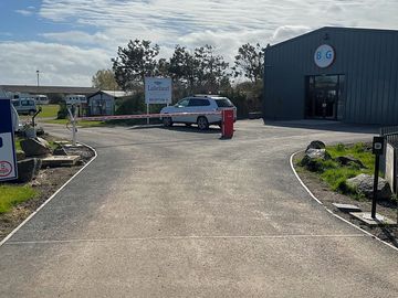 The site entrance
