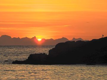 Sunset over the fjord