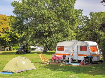 Spacious touring pitches