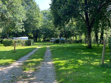 grand emplacement ombragé