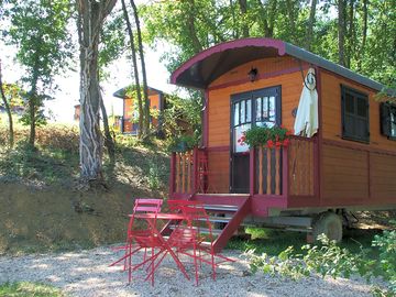 Dine by your gypsy caravan