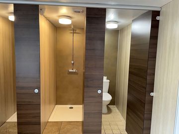 New toilets and showers for 2025