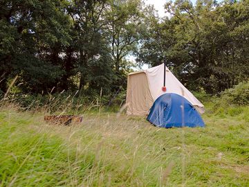Pitch up by the river