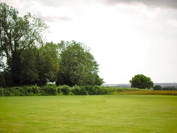 View of the camping field