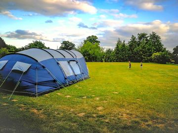 Visitor image of the grass tent