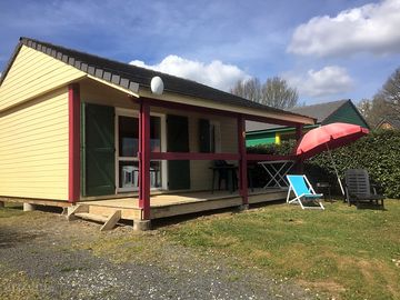 Lodge with decking