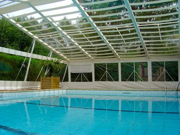 Covered swimming pool