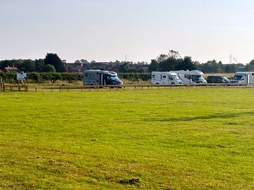 View across the pitches